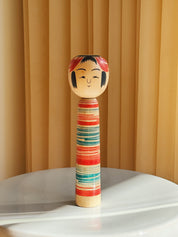 Vintage Kokeshi Dukke Nr. 229 fra Japan – Håndlavet | H 24,5 cm Studio Hafnia