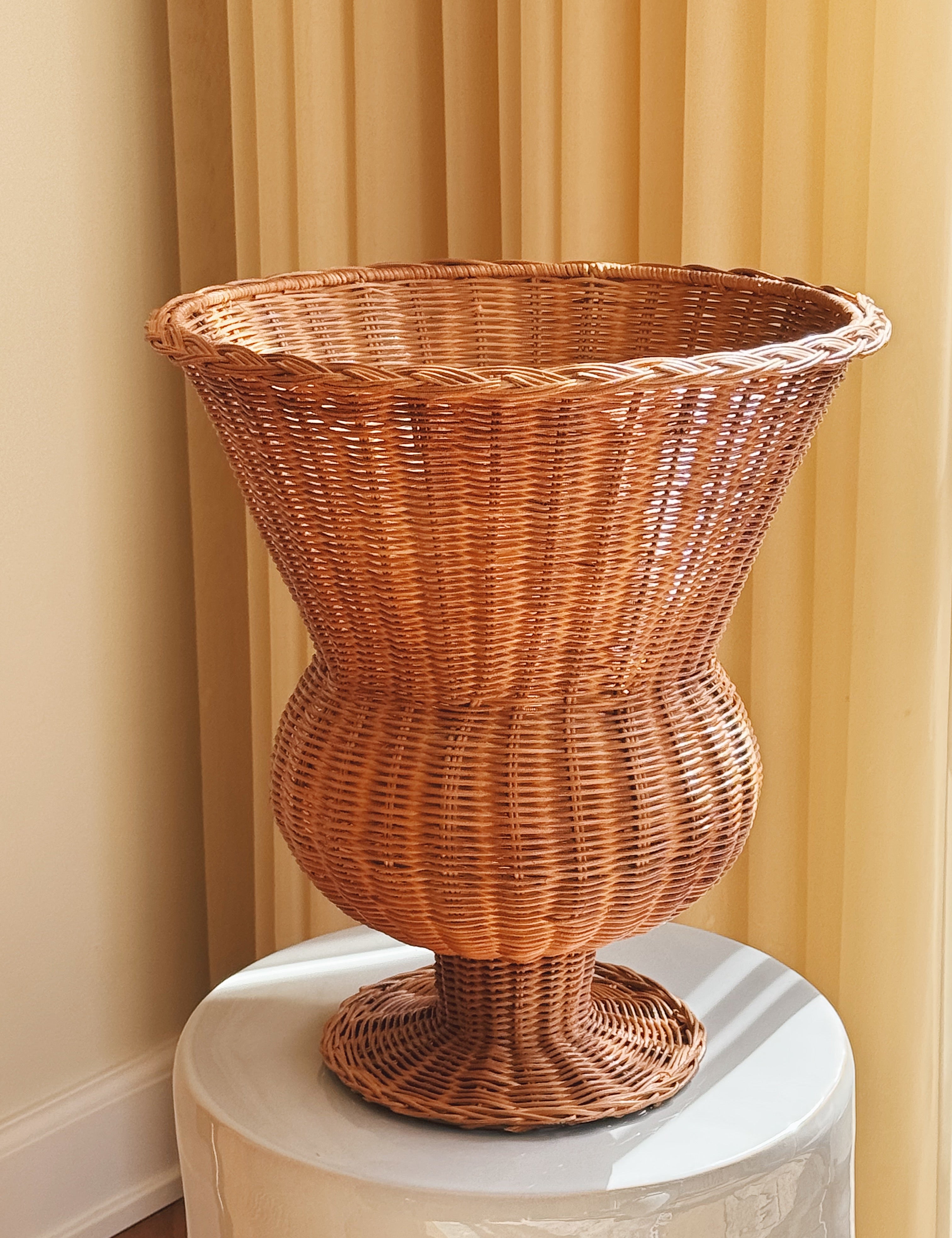 Håndlavet Vase i Rattan | Ø35 x H40 cm Studio Hafnia