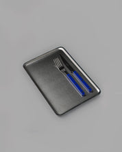 Square Stainless Steel Plates – Set of 3
