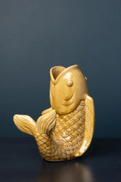 Fiskevase i keramik | Sennepsfarvet Studio Hafnia