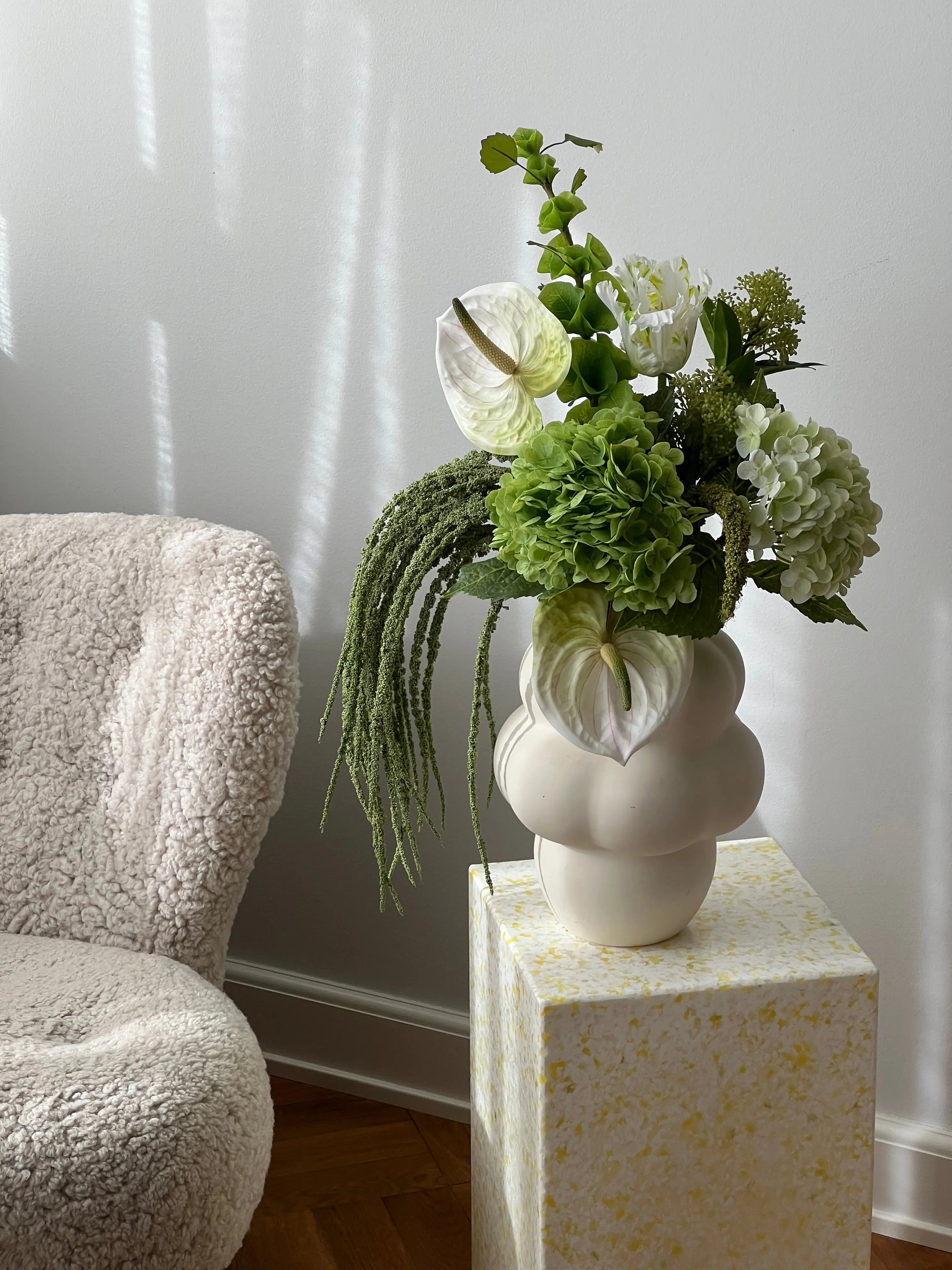 Fresh Green Garden Evighedsbuket Studio Hafnia