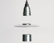 Fripon Filosof lamp in nickel-plated metal