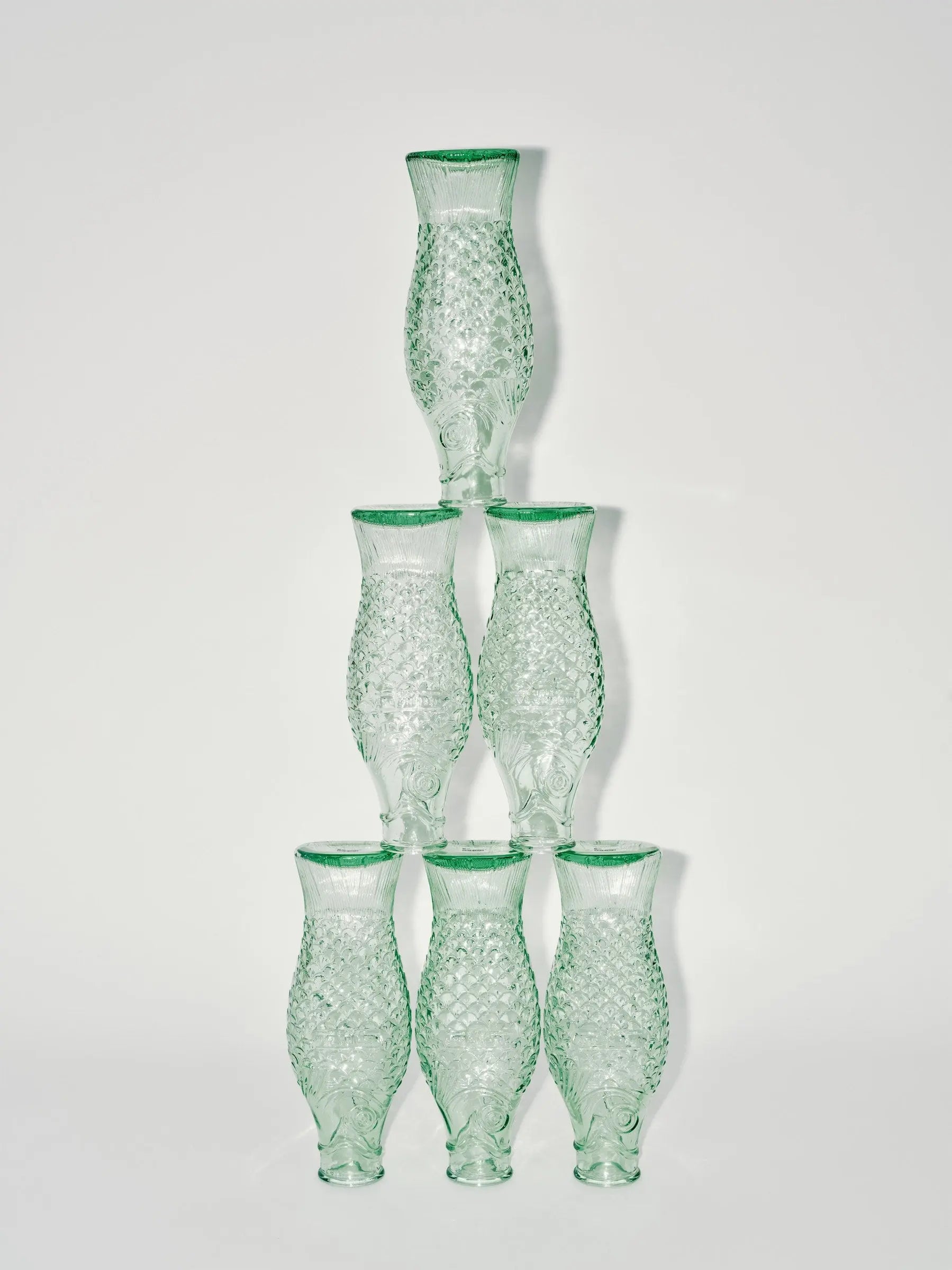 Glaskaraffel 'Fish & Fish' i Grøn – Paola Navone x Serax Serax