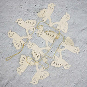 Gloria guirlande med engle i papir | Offwhite 115 cm World of Craft