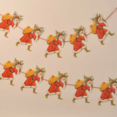 Guirlande med julemænd i karton Studio Hafnia