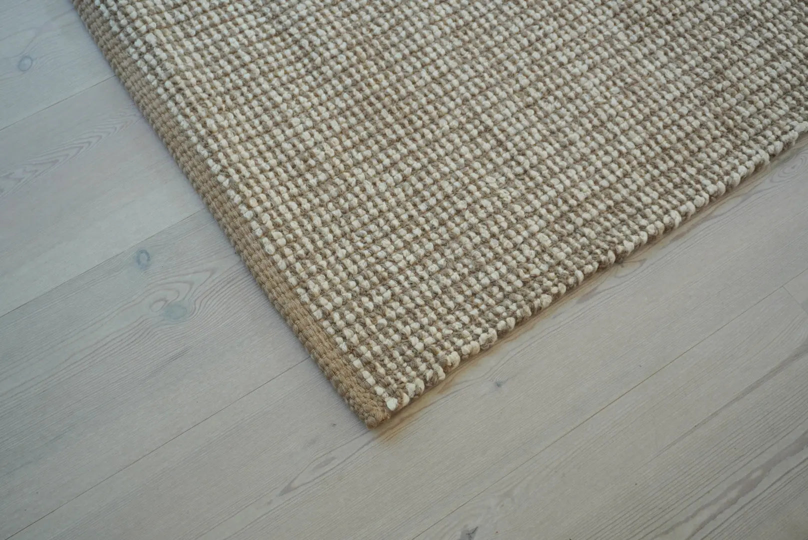 Cotton Rug | Beige/Camel 70x140 cm