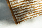 Cotton Rug | Beige/Saffron 70x140 cm