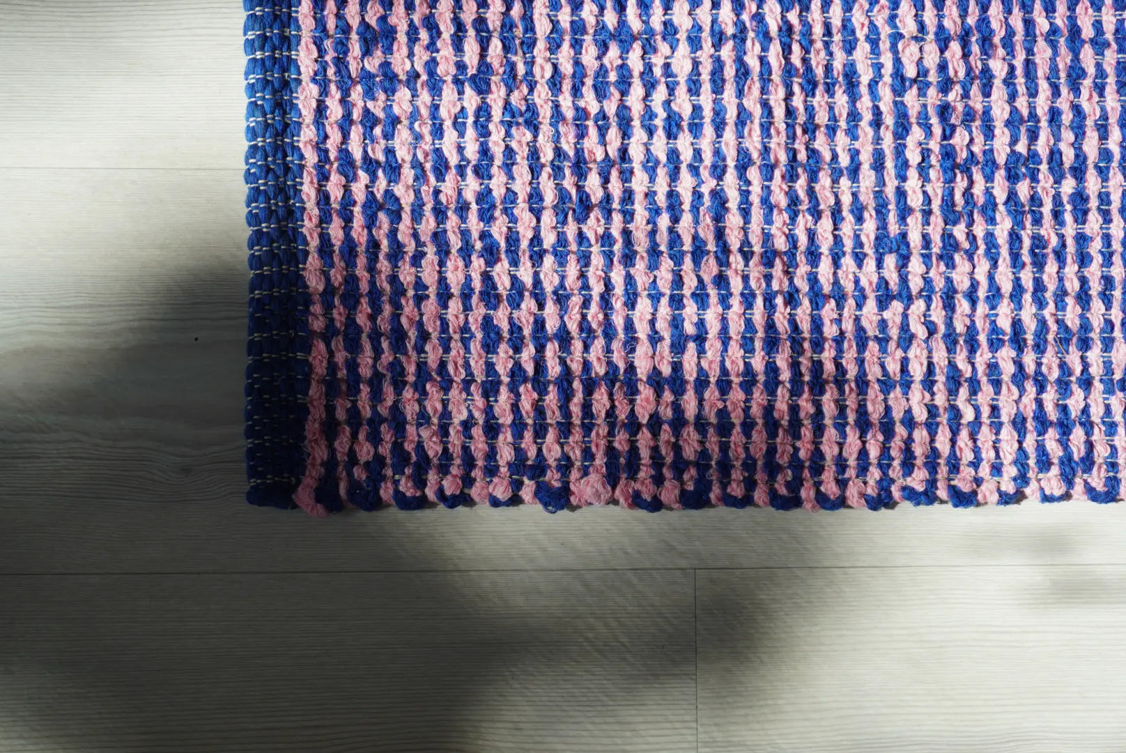 Cotton Rug | Blue/Pink 70x140 cm