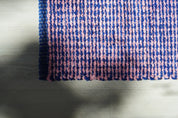 Cotton Rug | Blue/Pink 70x140 cm
