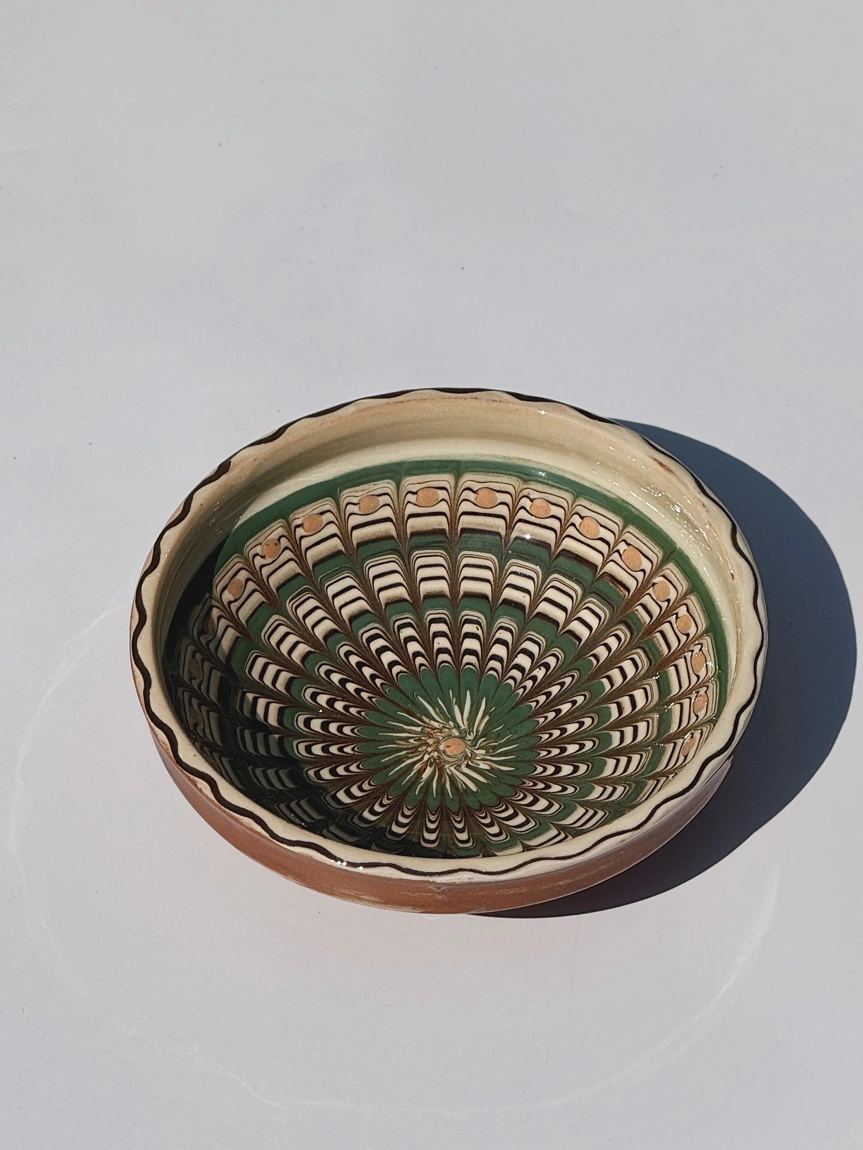 Håndlavet Horezu Skål | No. 08 | Ø 25 cm Studio Hafnia