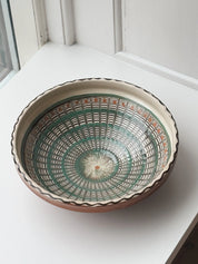 Håndlavet Horezu Skål | No. 08 | Ø 25 cm Studio Hafnia