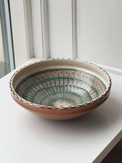 Håndlavet Horezu Skål | No. 08 | Ø 25 cm Studio Hafnia