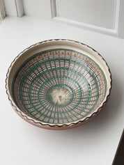 Håndlavet Horezu Skål | No. 08 | Ø 25 cm Studio Hafnia