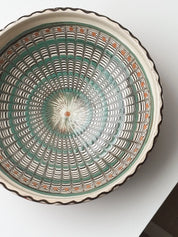 Håndlavet Horezu Skål | No. 08 | Ø 25 cm Studio Hafnia