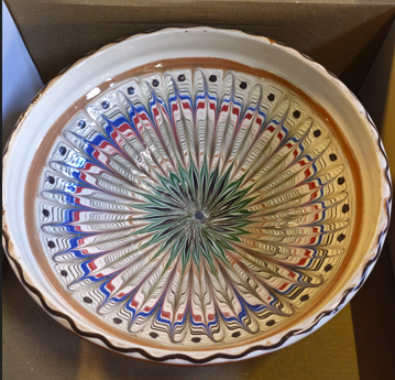 Håndlavet Horezu Skål | No. 10 | Ø 25 cm Studio Hafnia