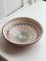 Håndlavet Horezu Skål | No. 10 | Ø 25 cm Studio Hafnia