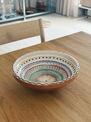 Håndlavet Horezu Skål | No. 12 | Ø 25 cm Studio Hafnia