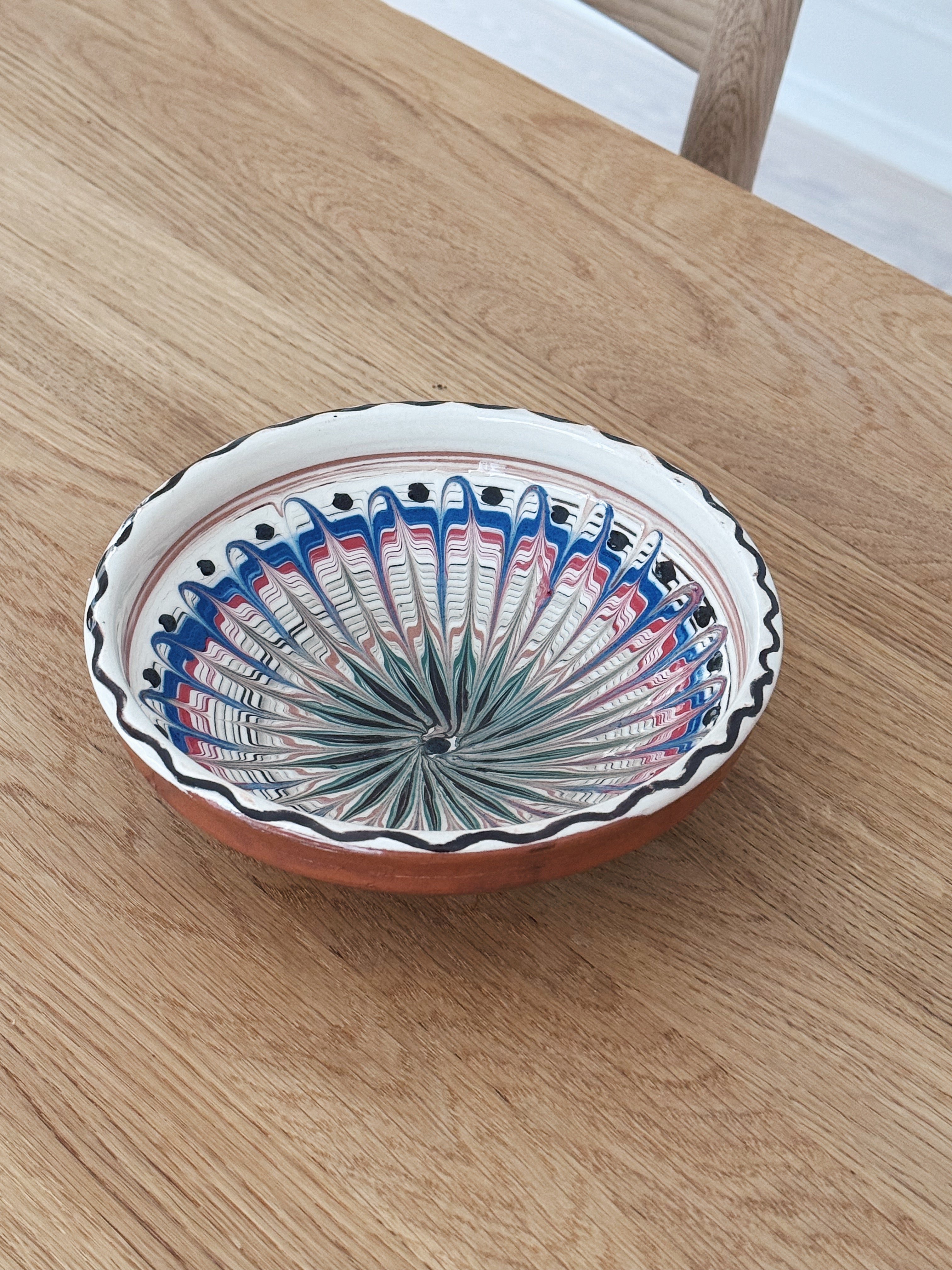 Håndlavet Horezu Skål | No. 13 | Ø 17 cm Studio Hafnia