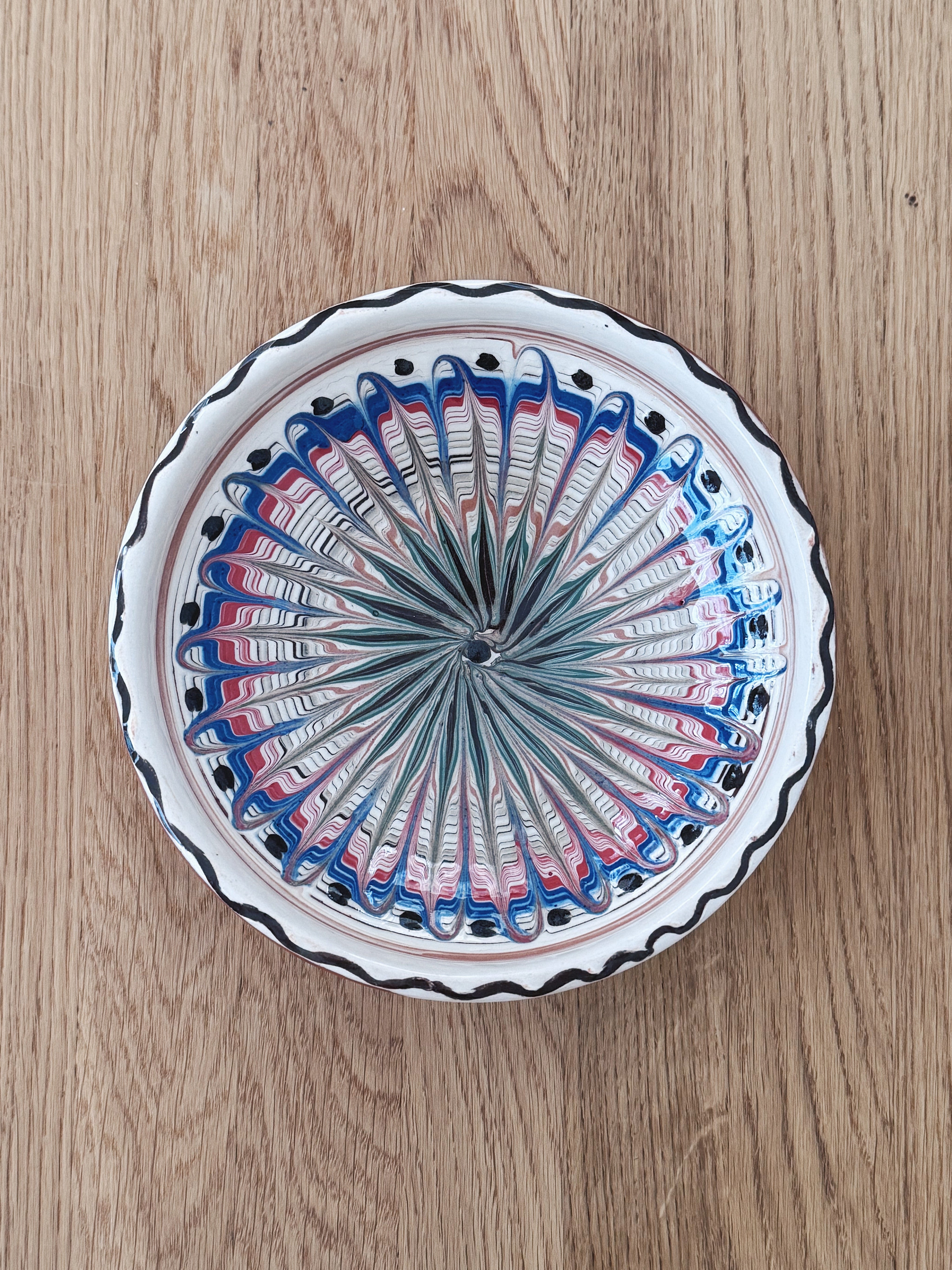 Håndlavet Horezu Skål | No. 13 | Ø 17 cm Studio Hafnia