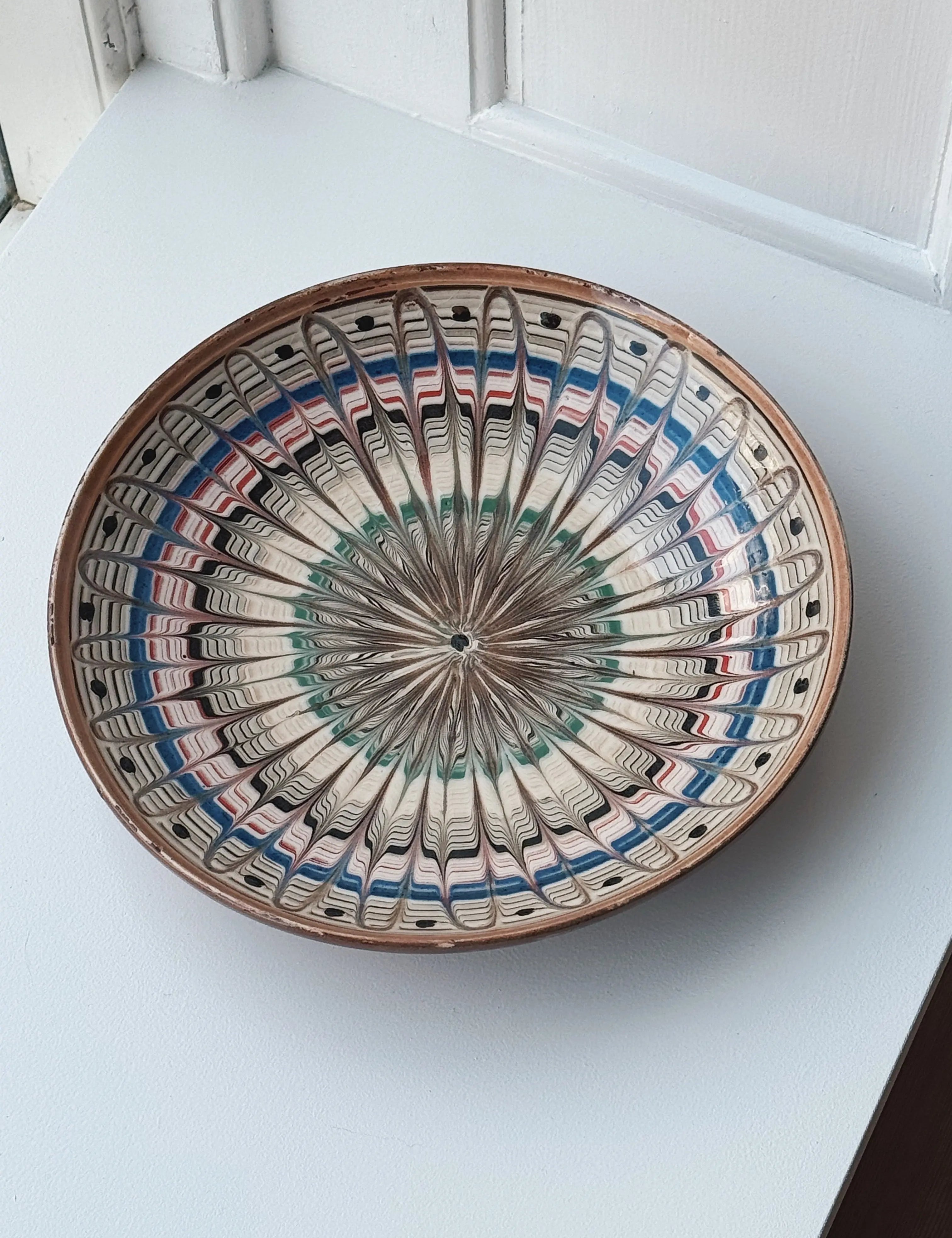 Håndlavet Horezu Tallerken | No. 24 | Flere Størrelser Studio Hafnia