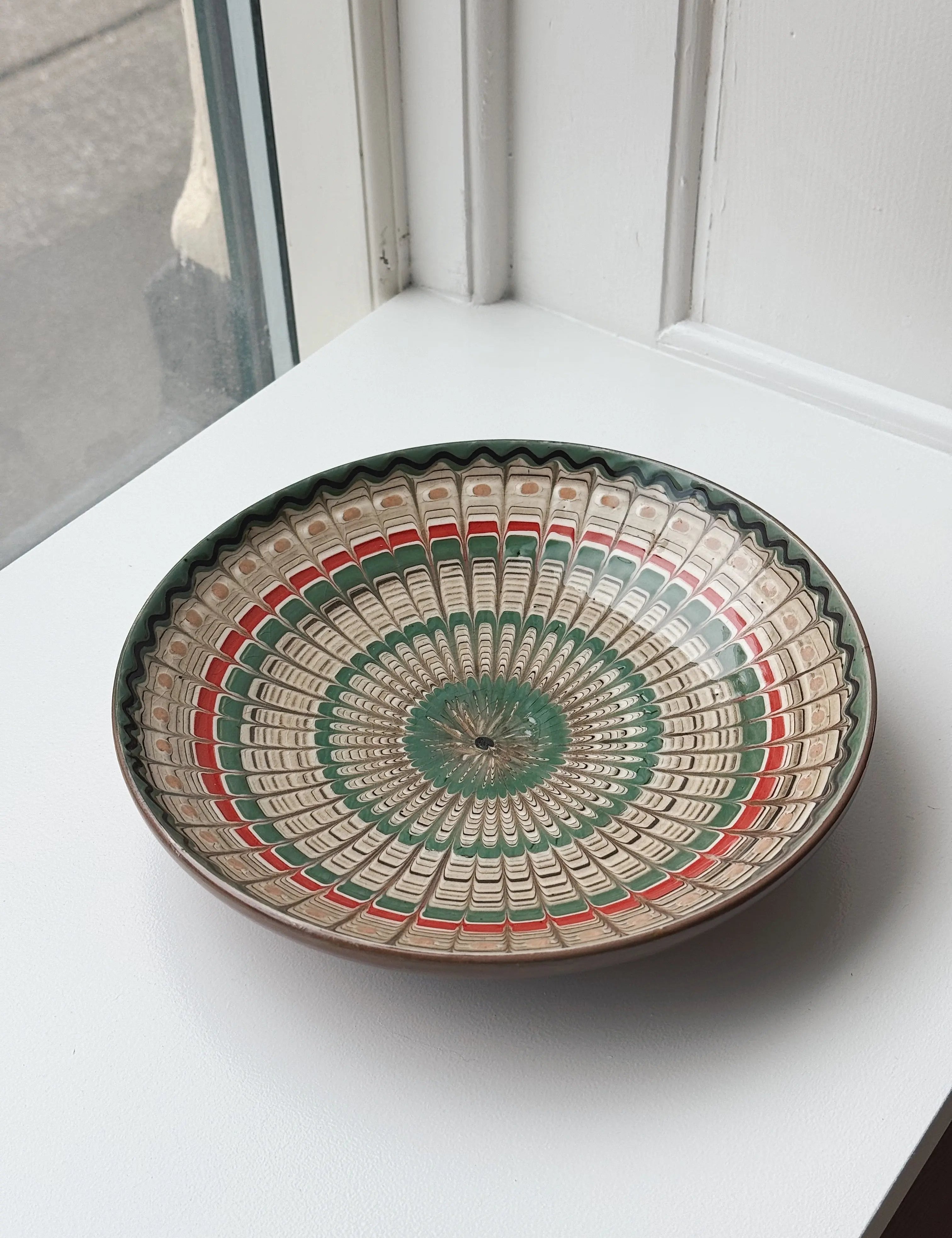 Håndlavet Horezu Tallerken | No. 26 | Flere Størrelser Studio Hafnia