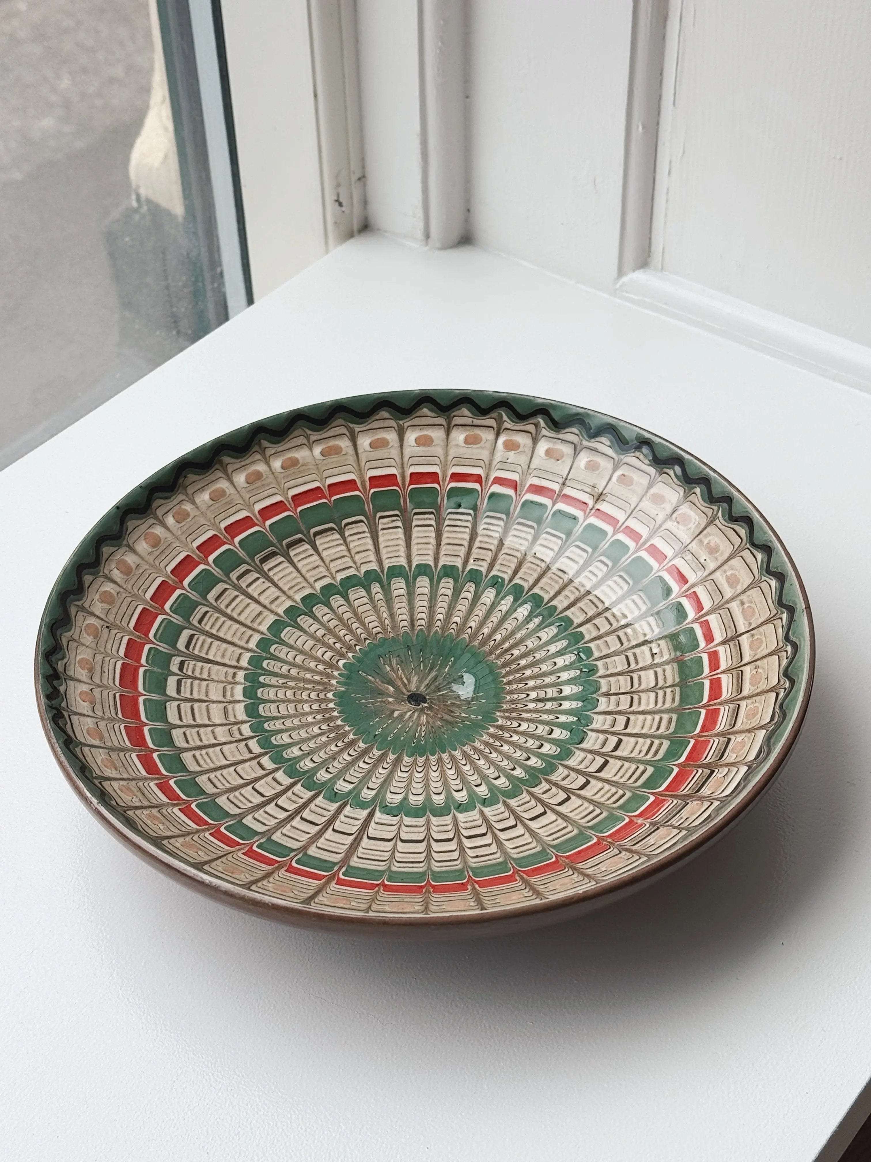 Håndlavet Horezu Tallerken | No. 26 | Flere Størrelser Studio Hafnia