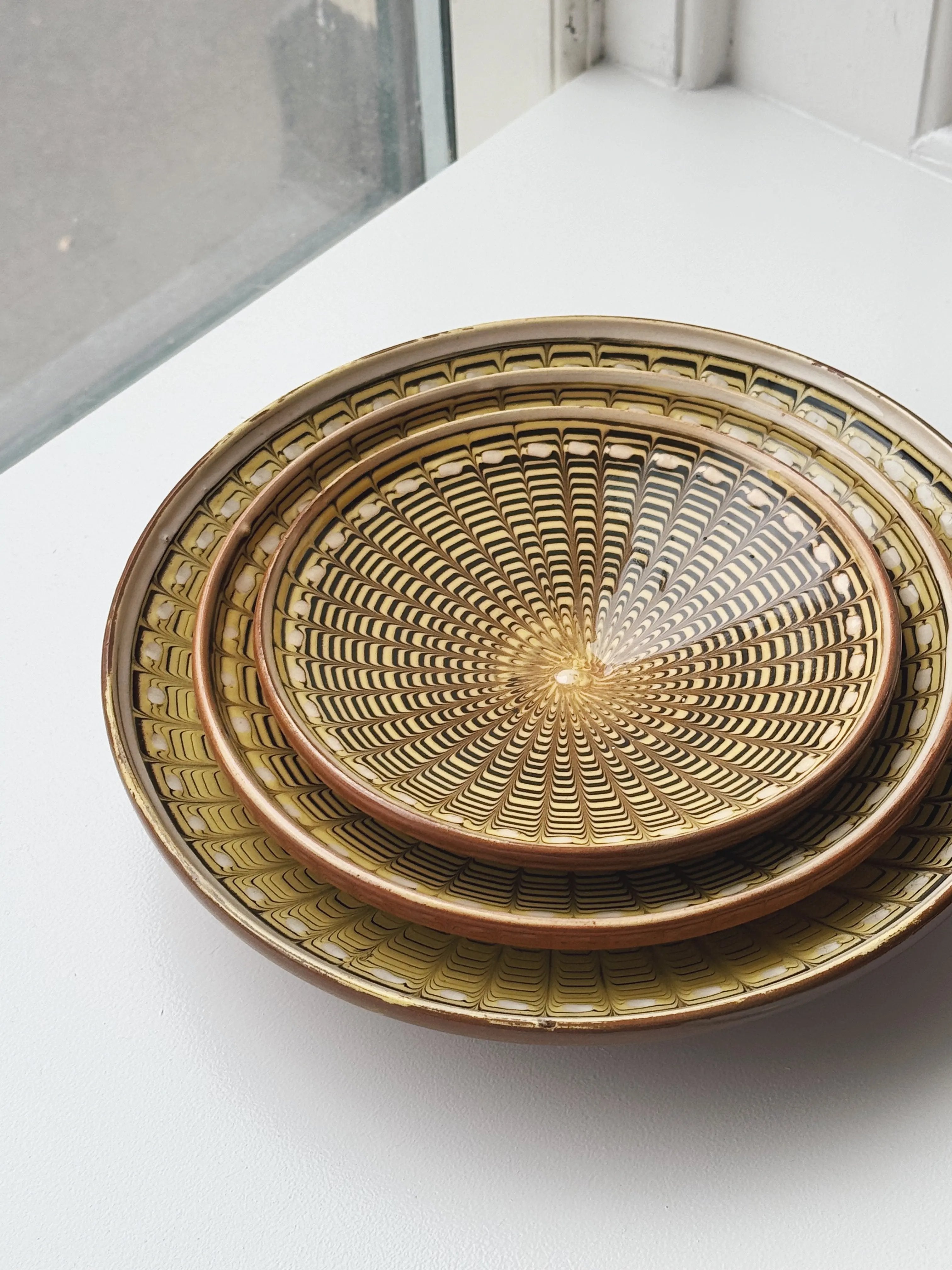 Håndlavet Horezu Tallerken | No. 27 | Flere Størrelser Studio Hafnia