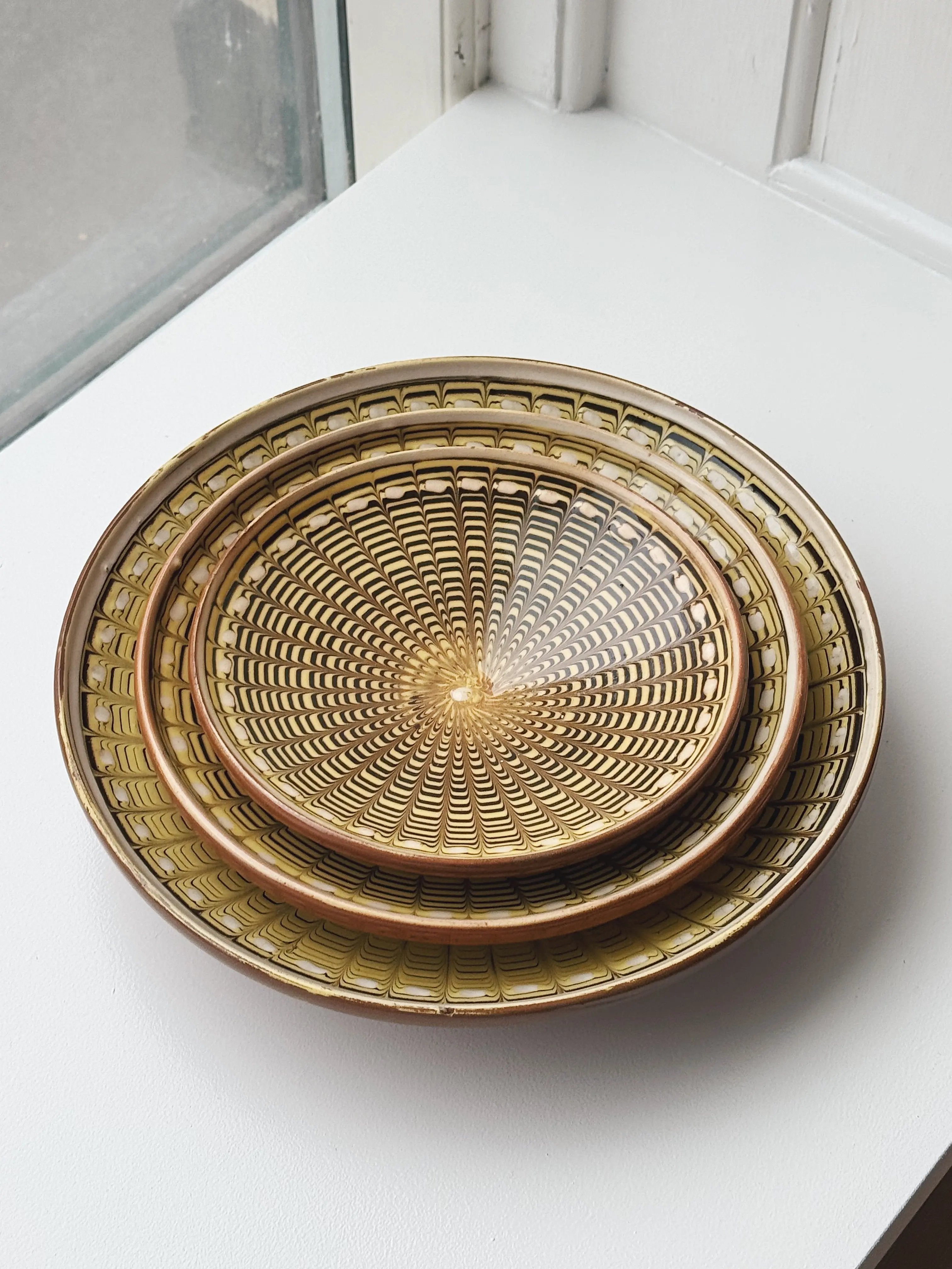 Håndlavet Horezu Tallerken | No. 27 | Flere Størrelser Studio Hafnia