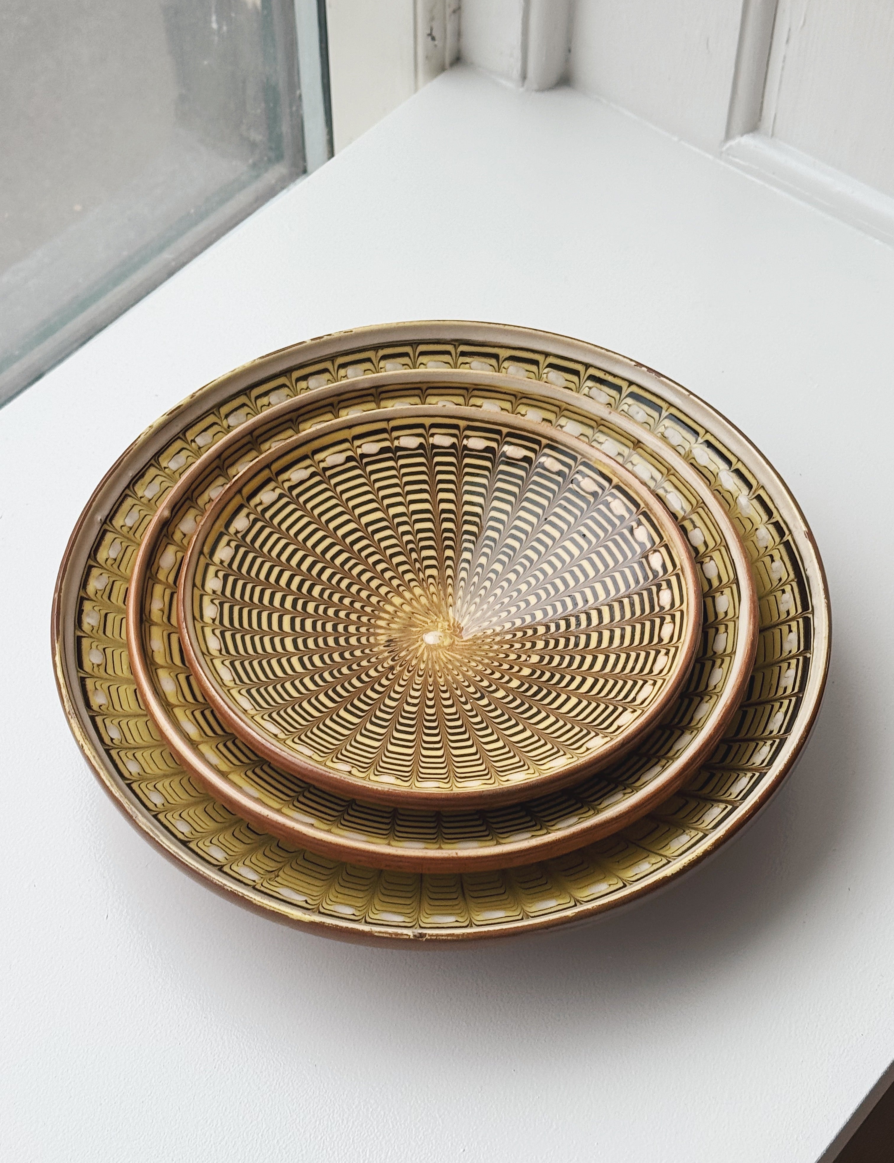 Håndlavet Horezu Tallerken | No. 27 | Flere Størrelser Studio Hafnia