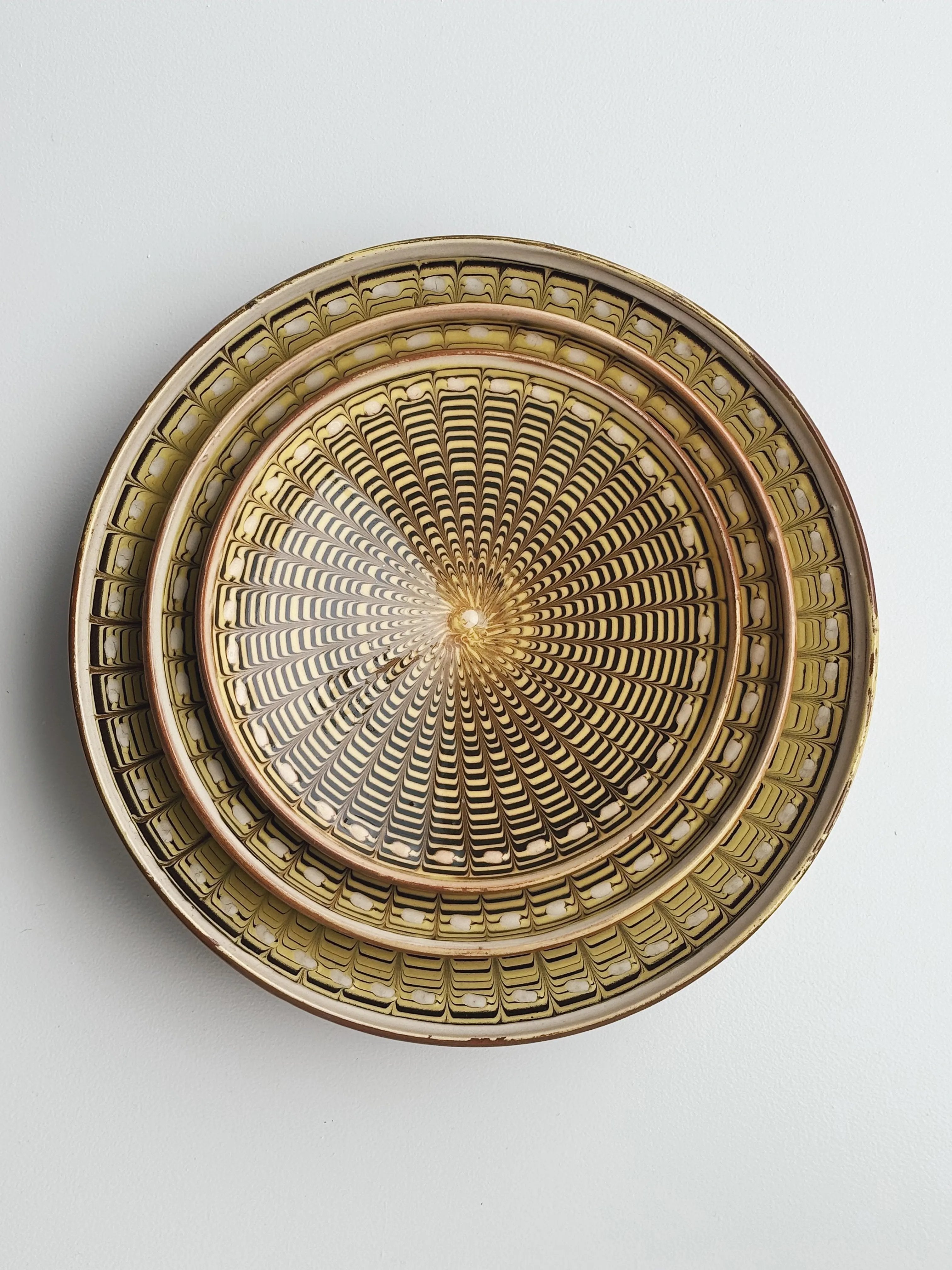 Håndlavet Horezu Tallerken | No. 27 | Flere Størrelser Studio Hafnia