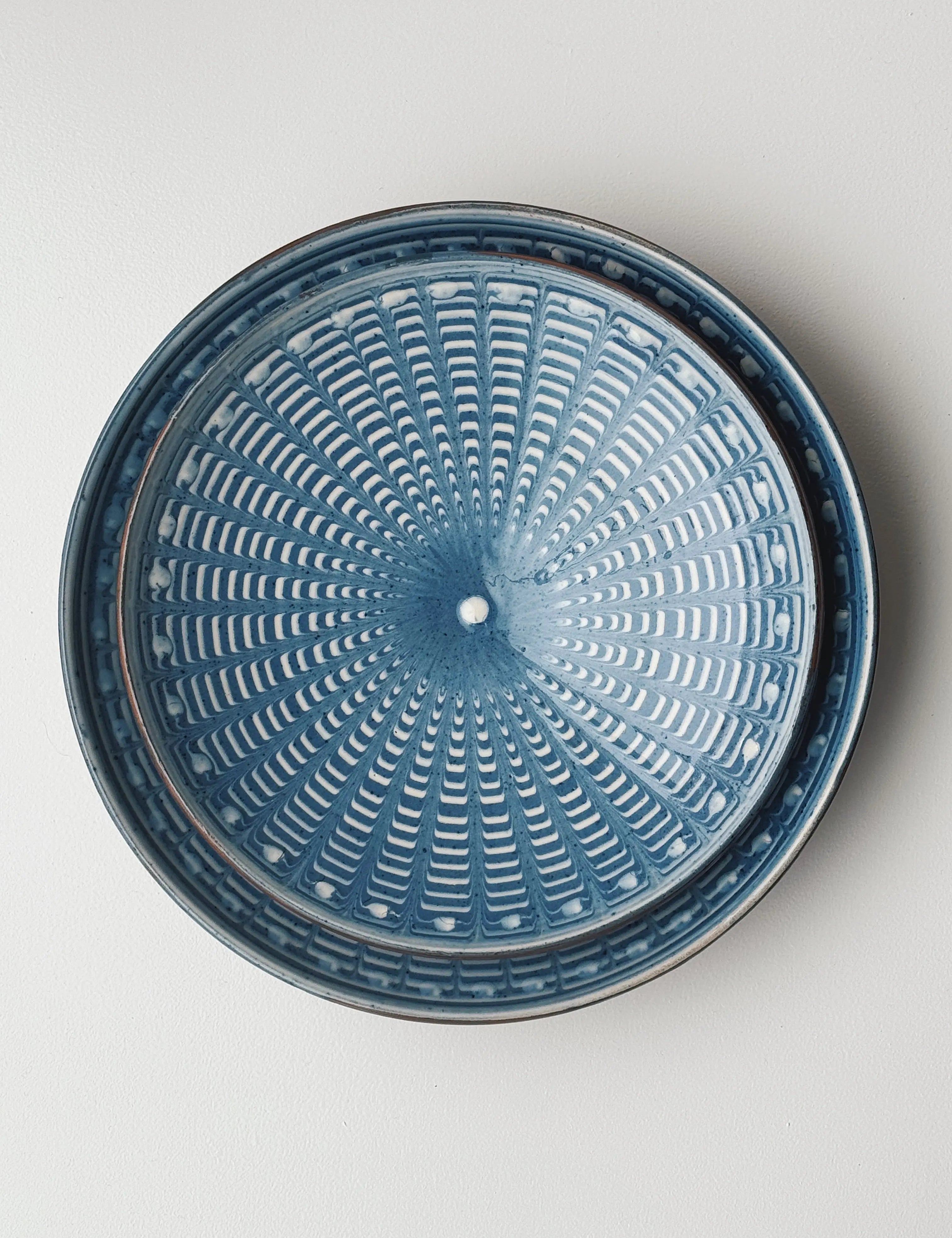 Håndlavet Horezu Tallerken | No. 28 | Flere Størrelser Studio Hafnia