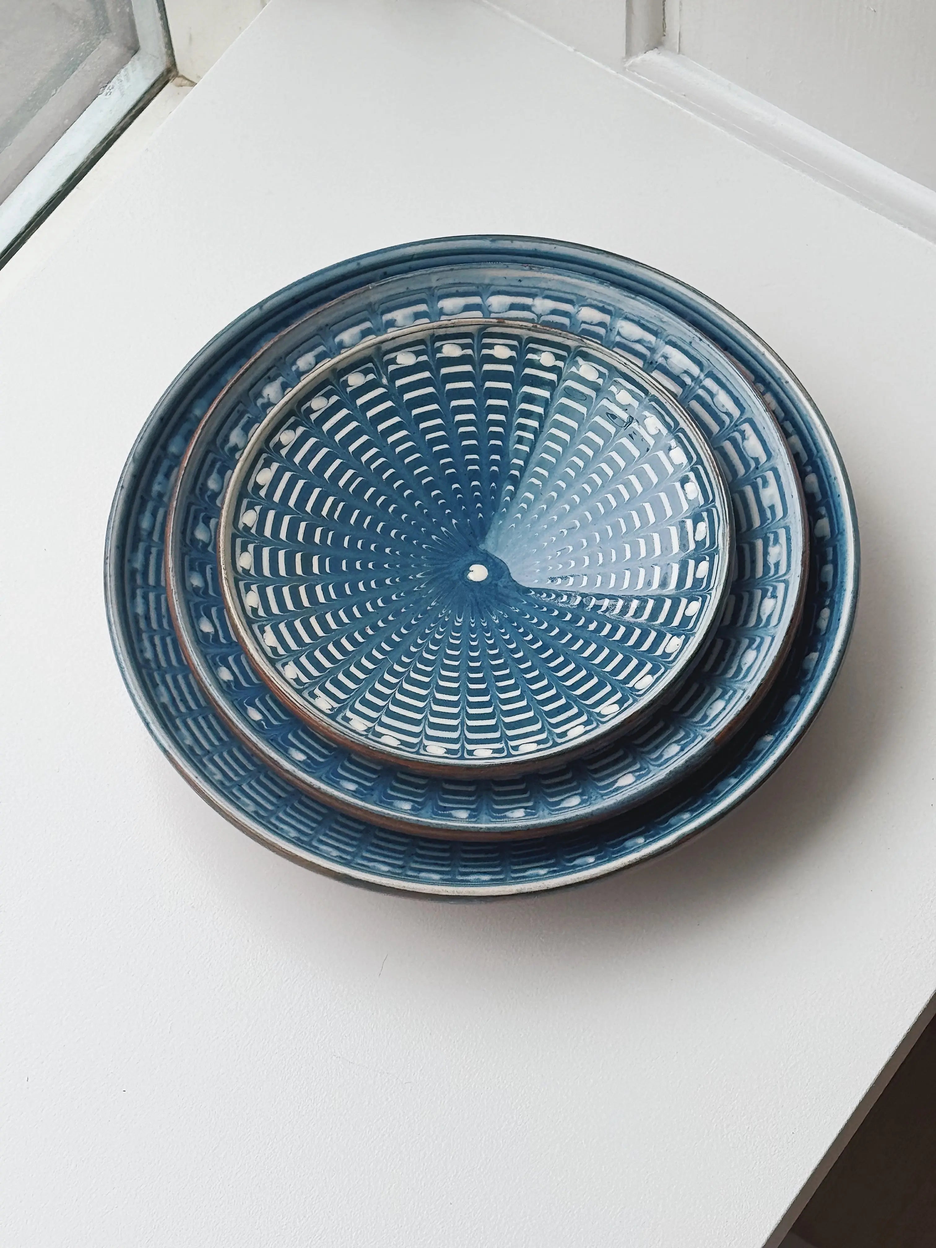 Håndlavet Horezu Tallerken | No. 28 | Flere Størrelser Studio Hafnia