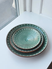 Håndlavet Horezu Tallerken | No. 29 | Flere Størrelser Studio Hafnia