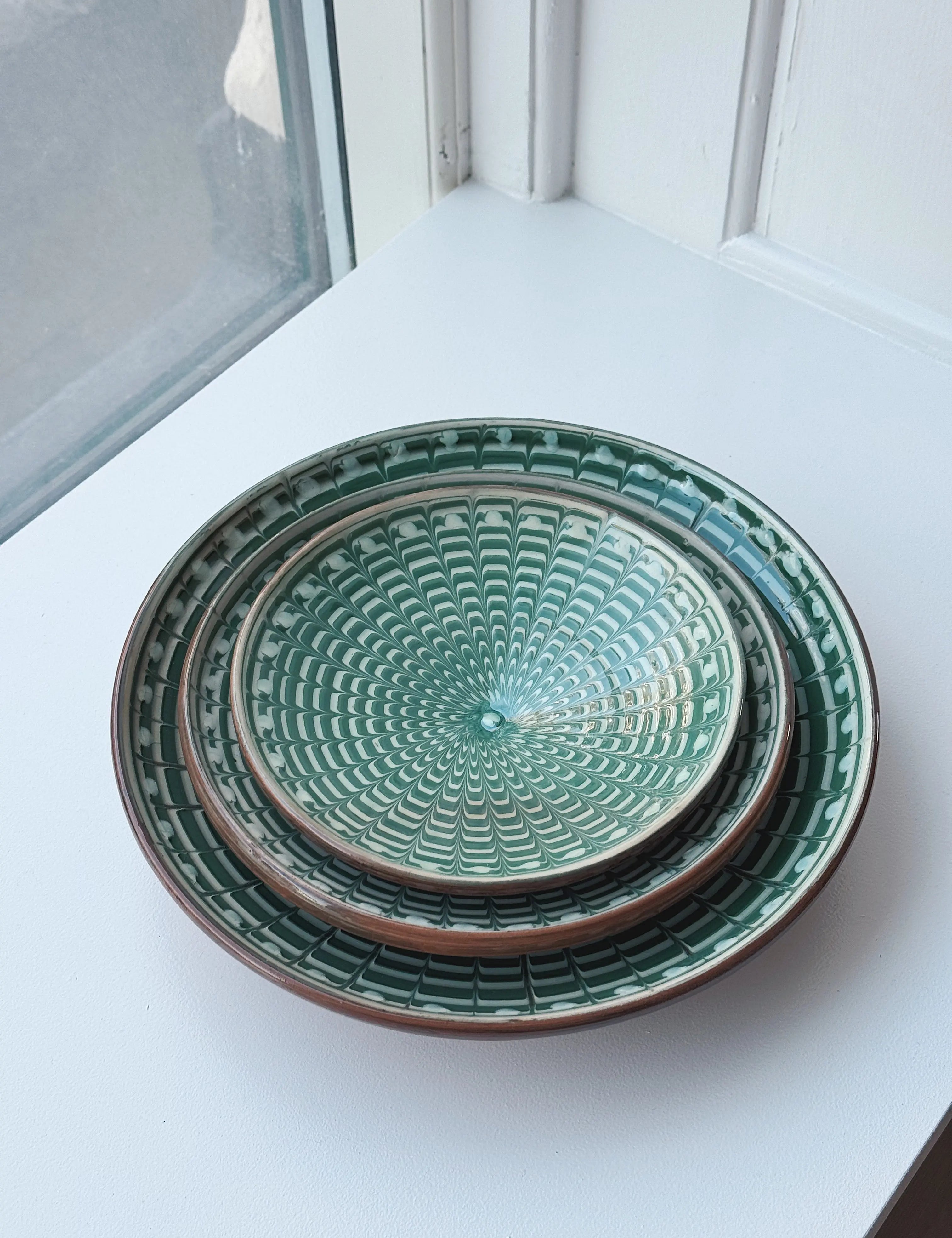 Håndlavet Horezu Tallerken | No. 29 | Flere Størrelser Studio Hafnia