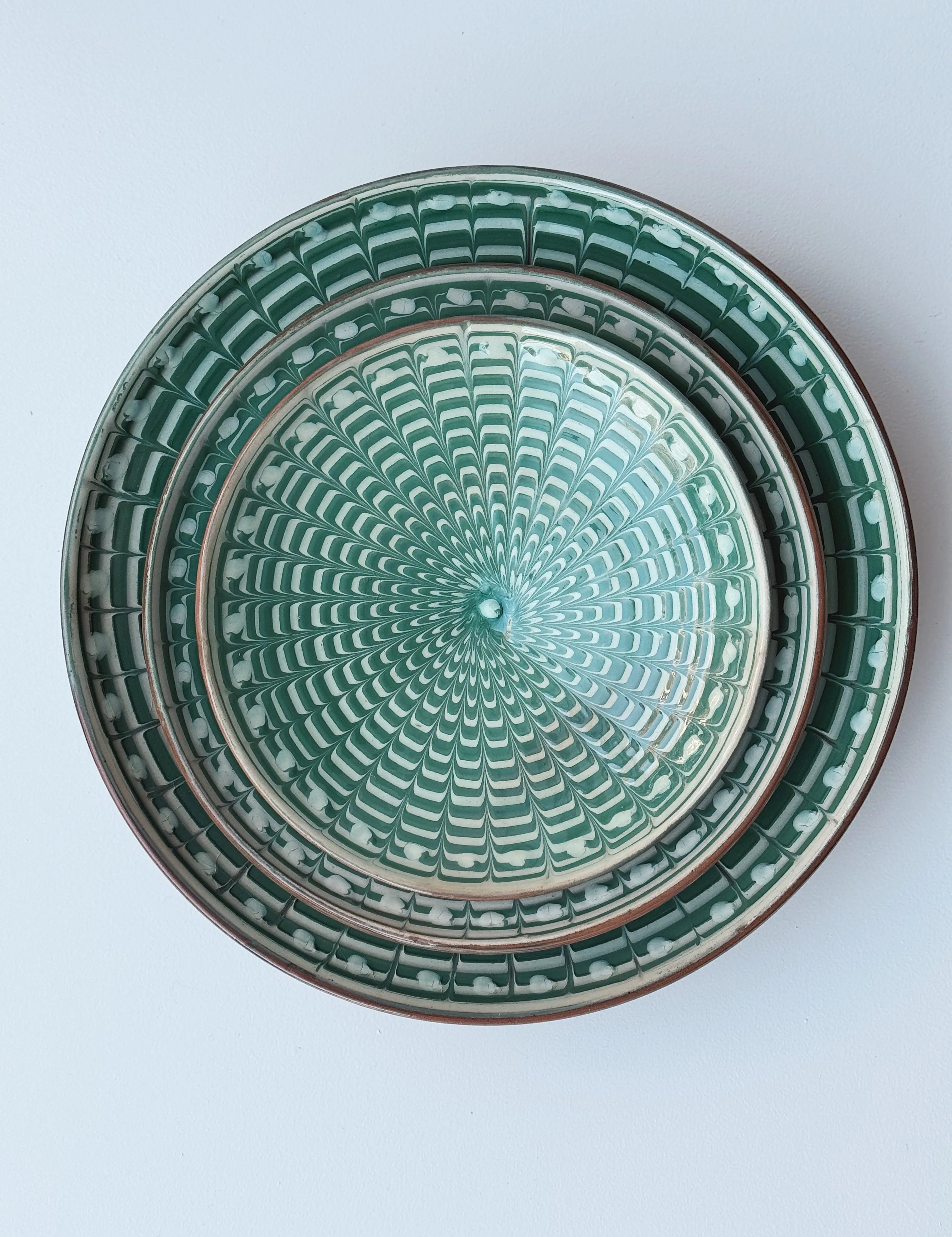 Håndlavet Horezu Tallerken | No. 29 | Flere Størrelser Studio Hafnia