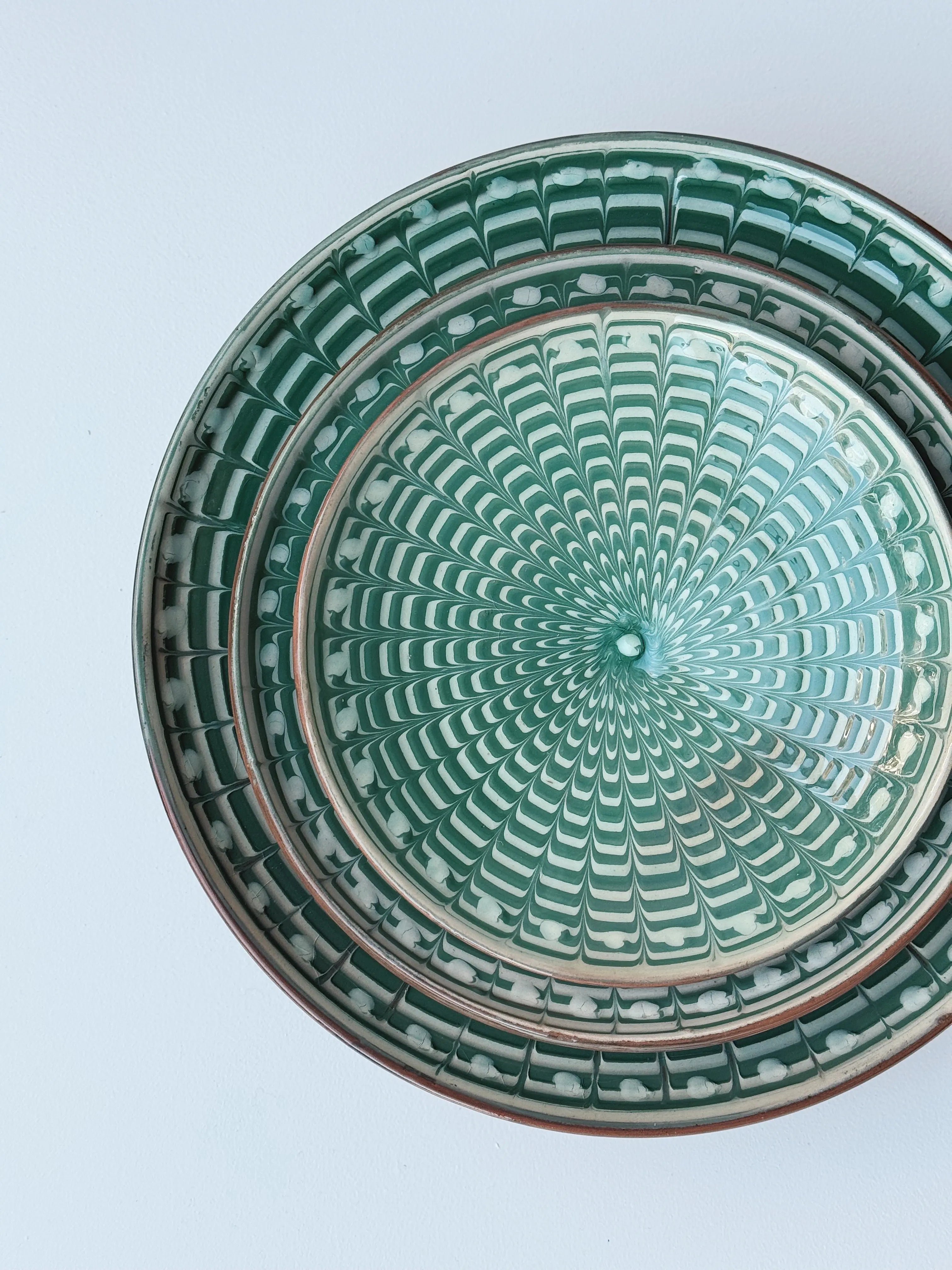 Håndlavet Horezu Tallerken | No. 29 | Flere Størrelser Studio Hafnia