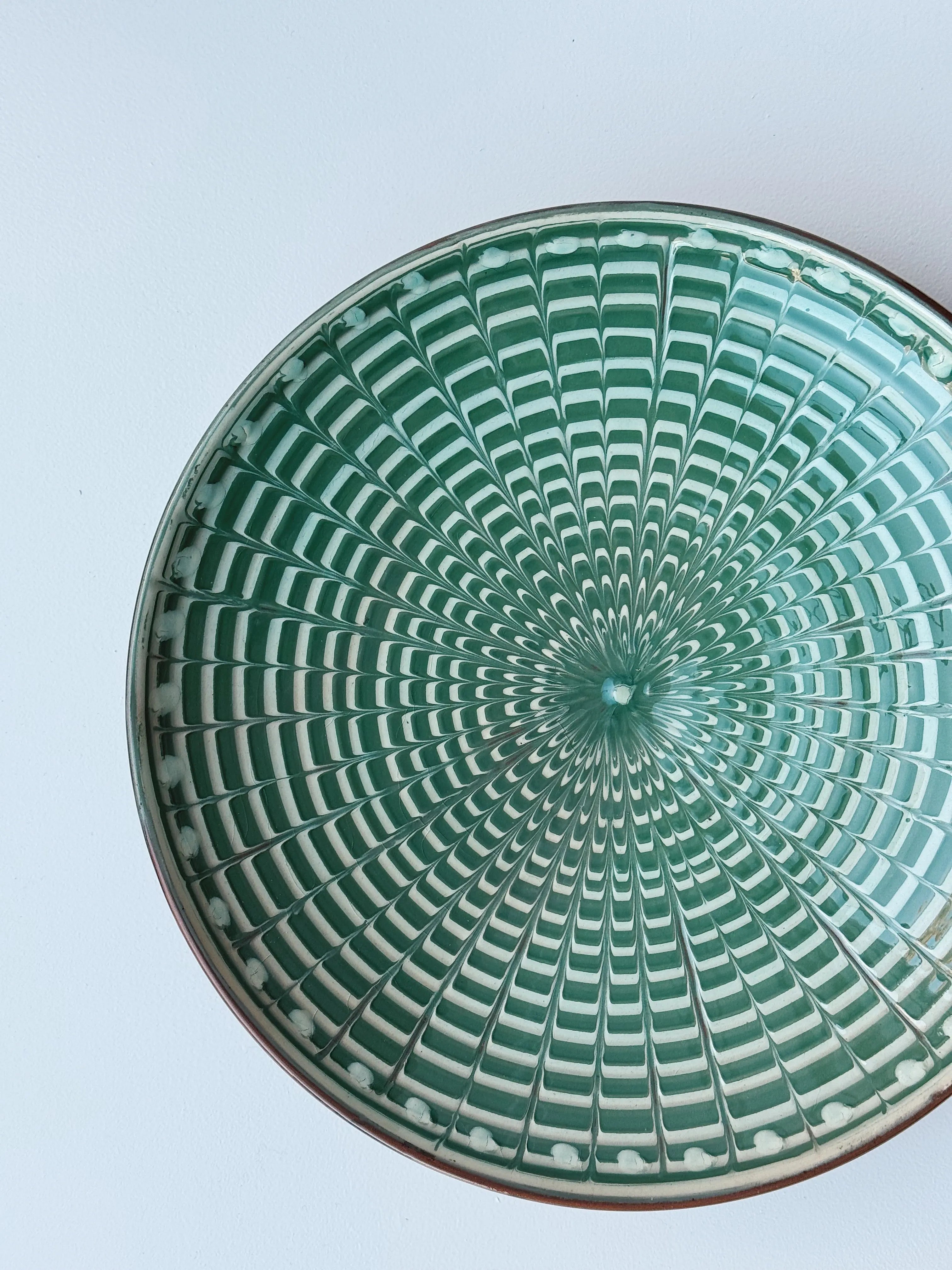 Håndlavet Horezu Tallerken | No. 29 | Flere Størrelser Studio Hafnia