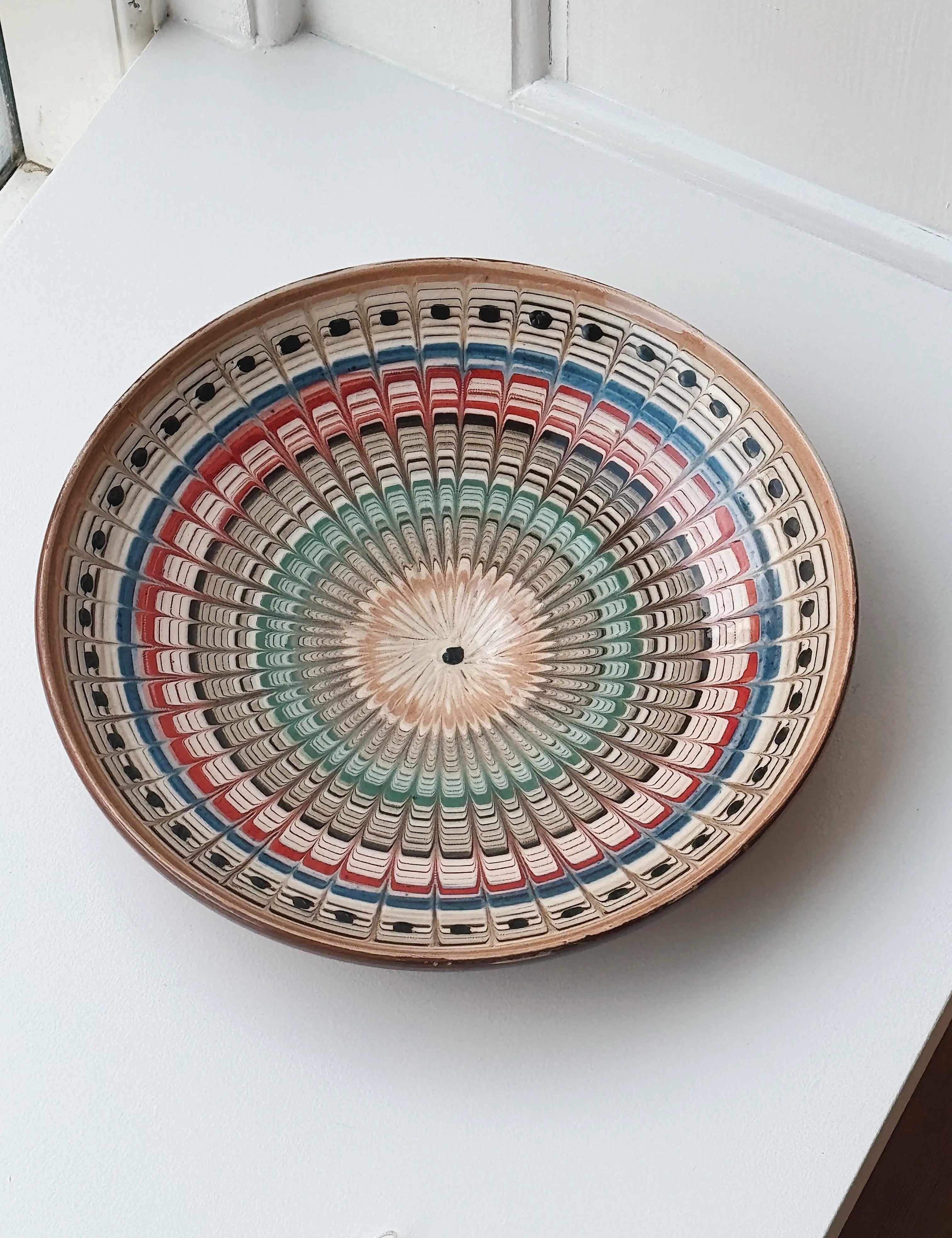 Håndlavet Horezu Tallerken | No. 30 | Flere Størrelser Studio Hafnia