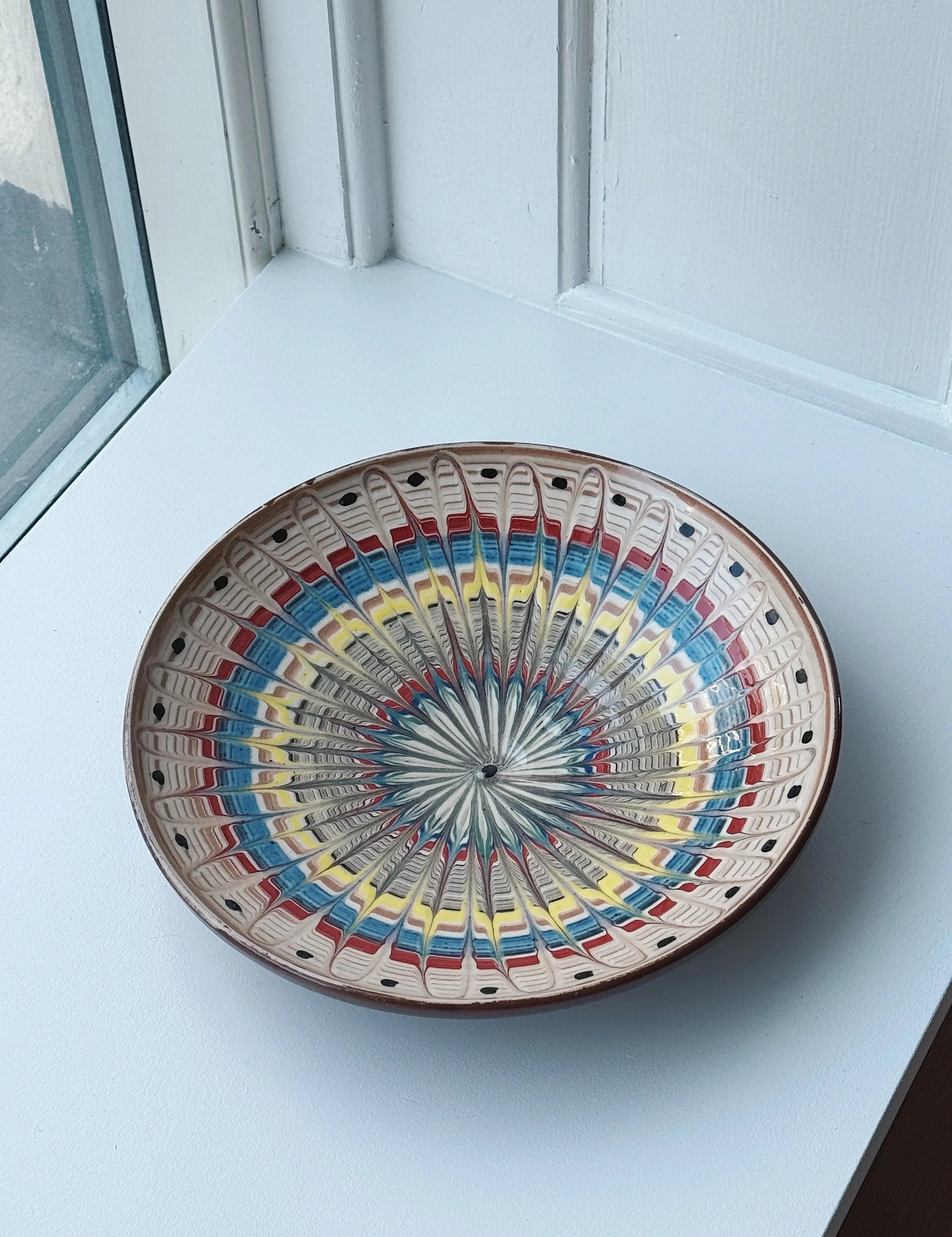 Håndlavet Horezu Tallerken | No. 31 | Flere Størrelser Studio Hafnia