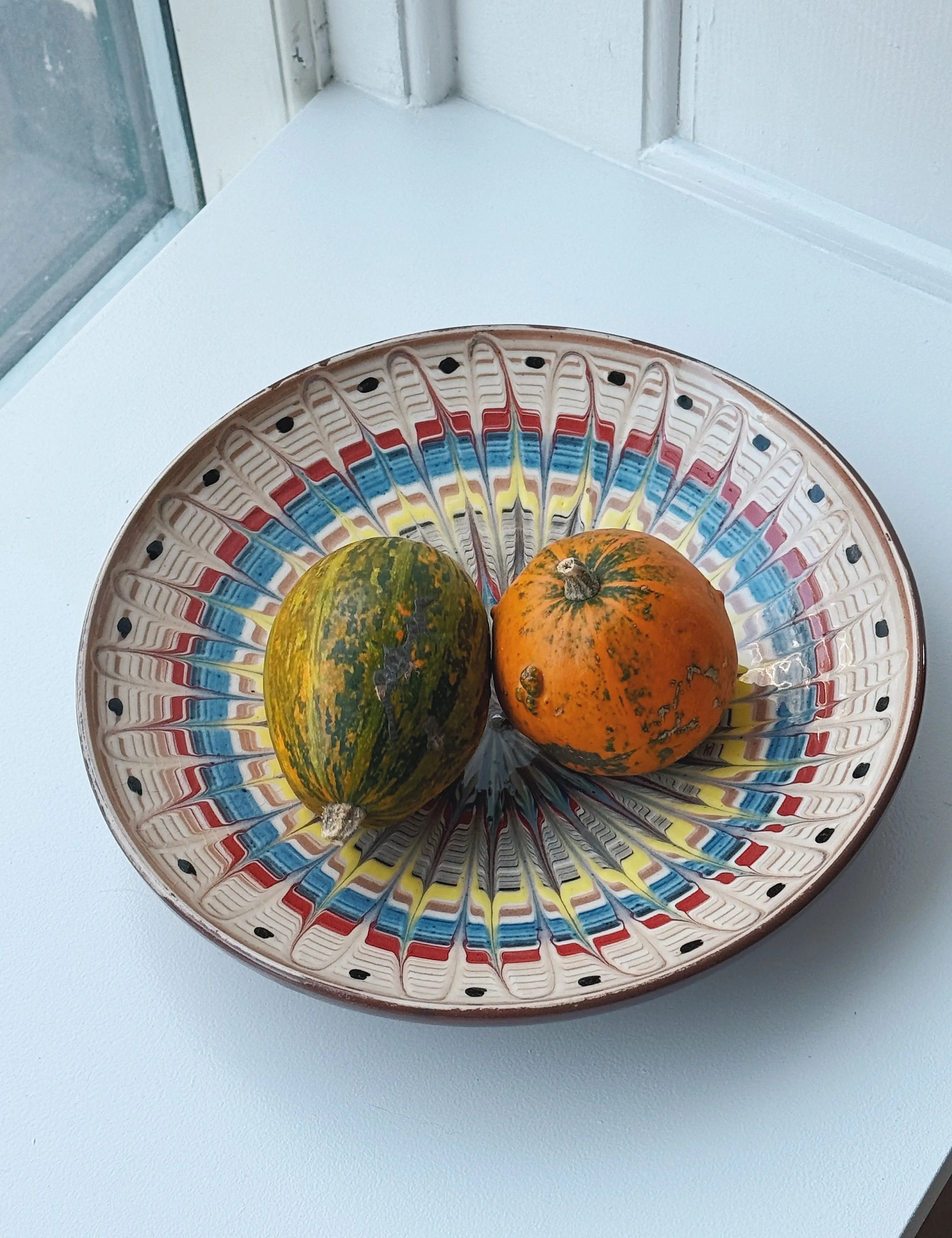 Håndlavet Horezu Tallerken | No. 31 | Flere Størrelser Studio Hafnia