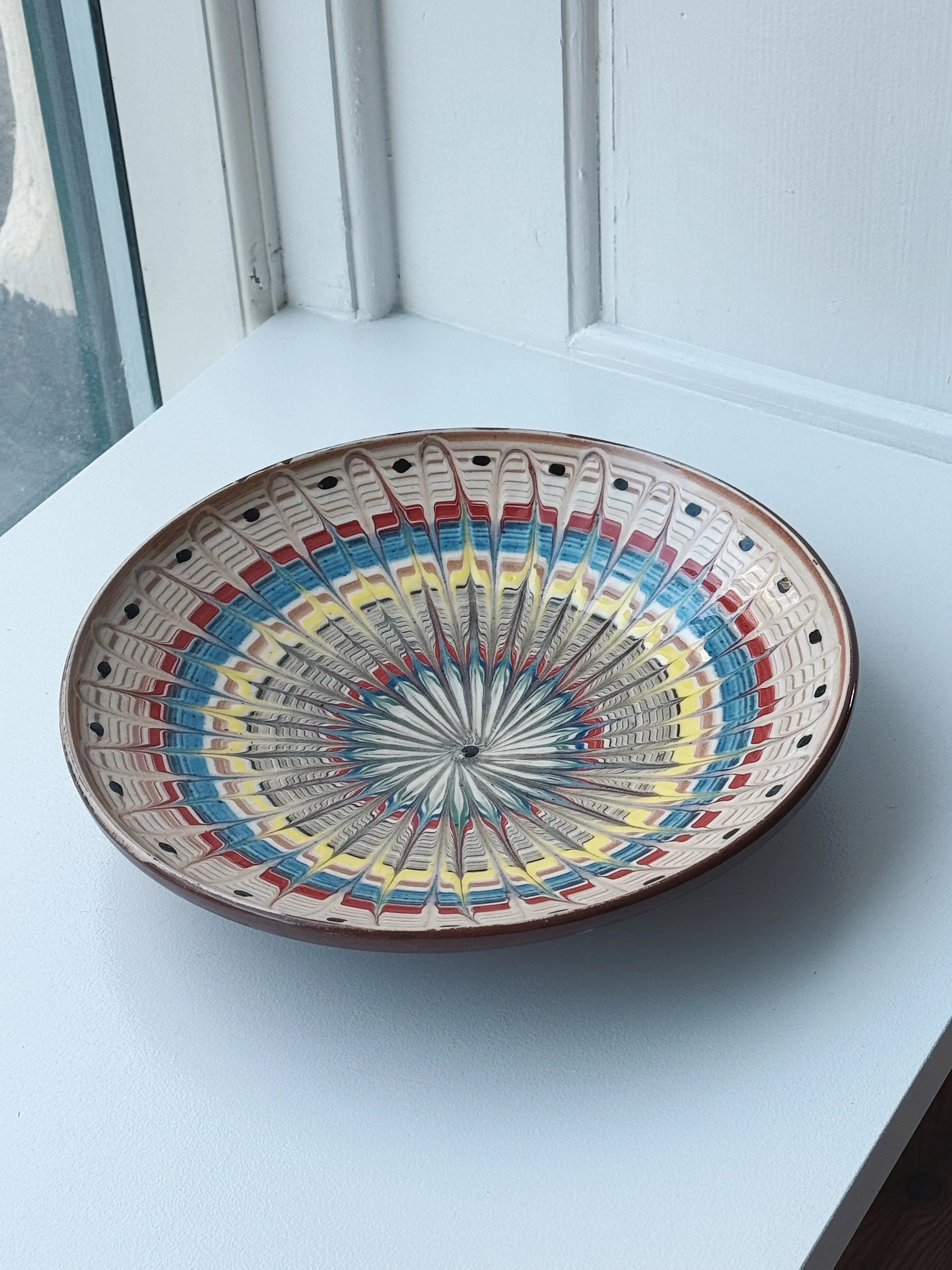 Håndlavet Horezu Tallerken | No. 31 | Flere Størrelser Studio Hafnia