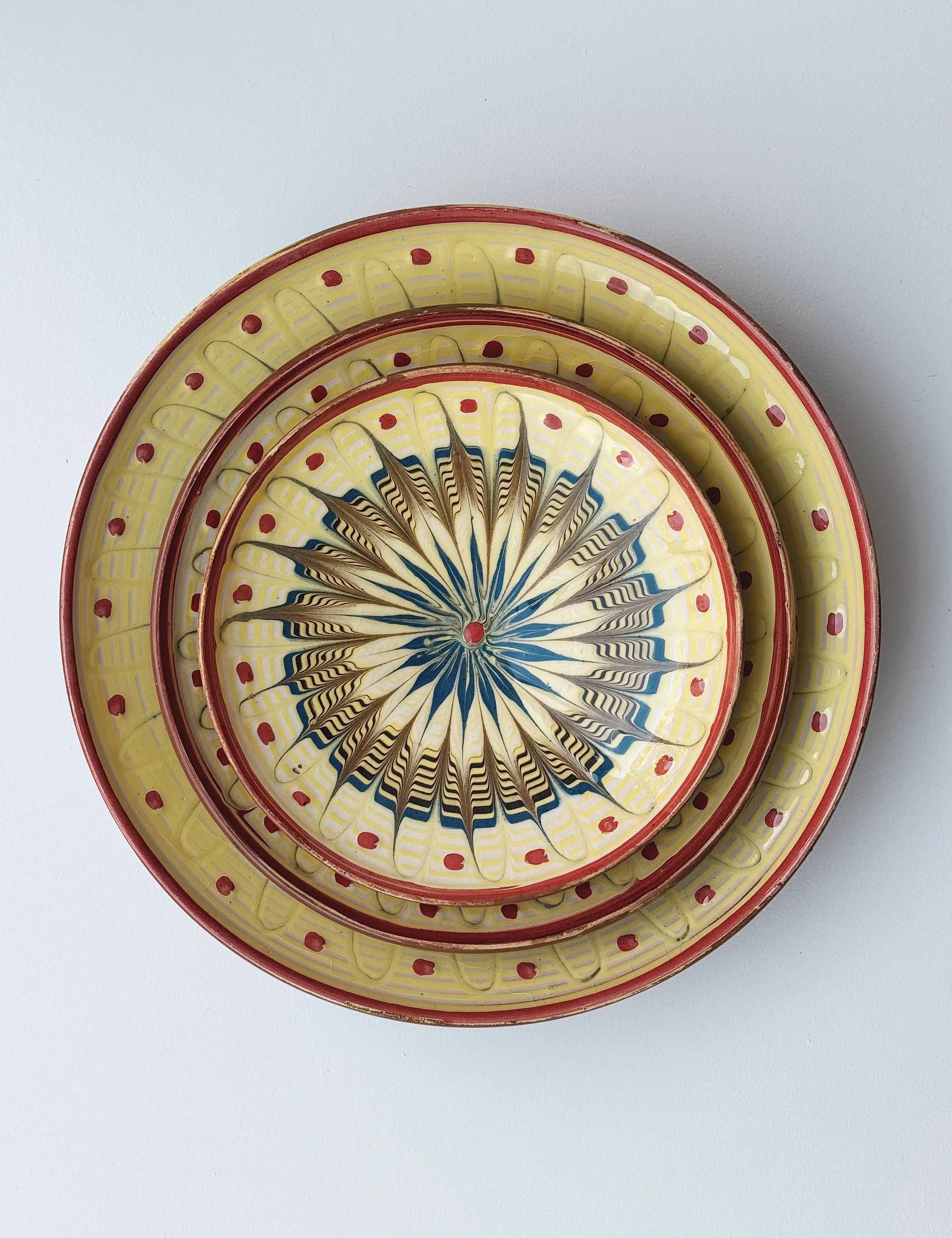 Håndlavet Horezu Tallerken | No. 33 | Flere Størrelser Studio Hafnia