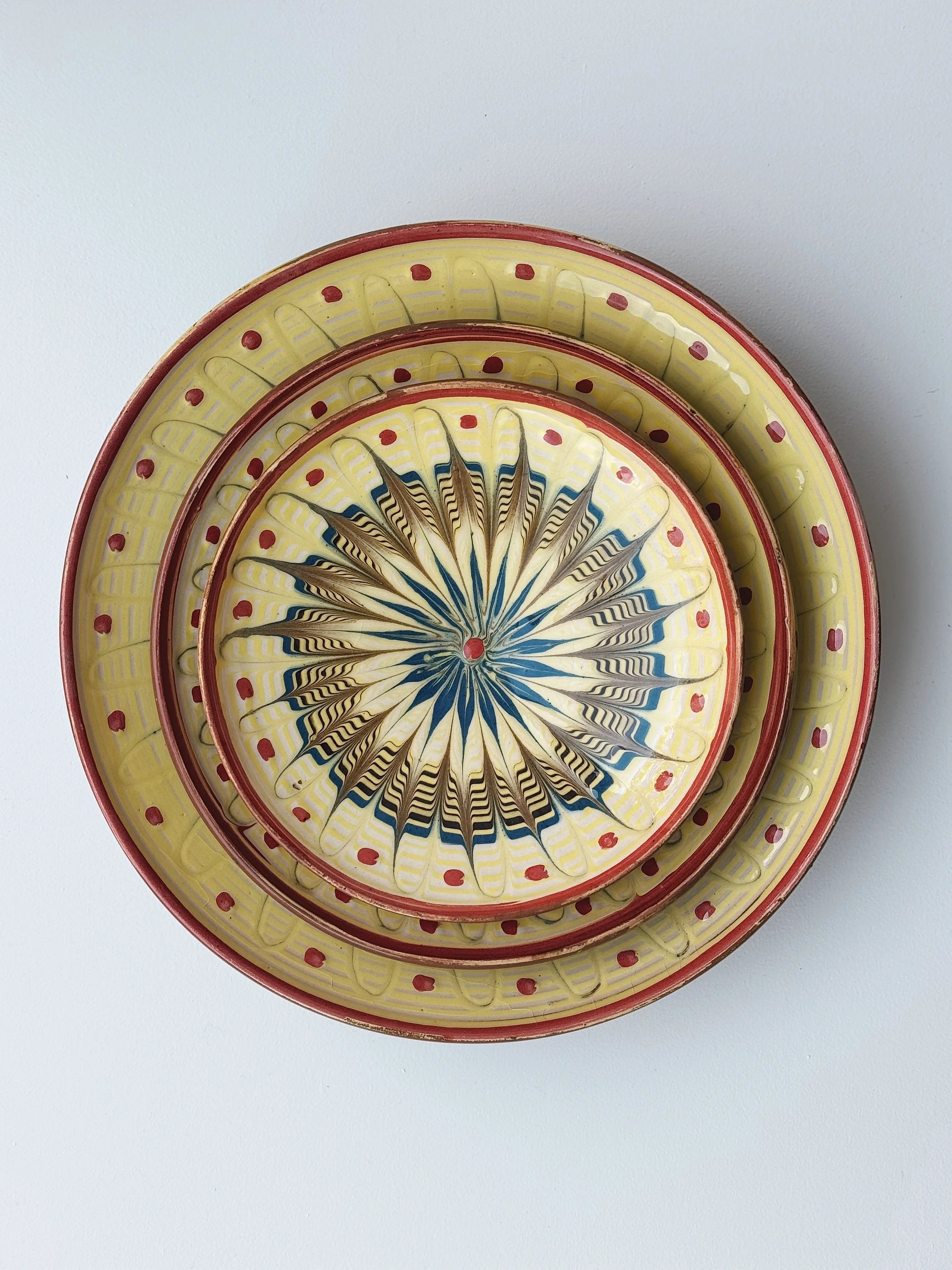 Håndlavet Horezu Tallerken | No. 33 | Flere Størrelser Studio Hafnia