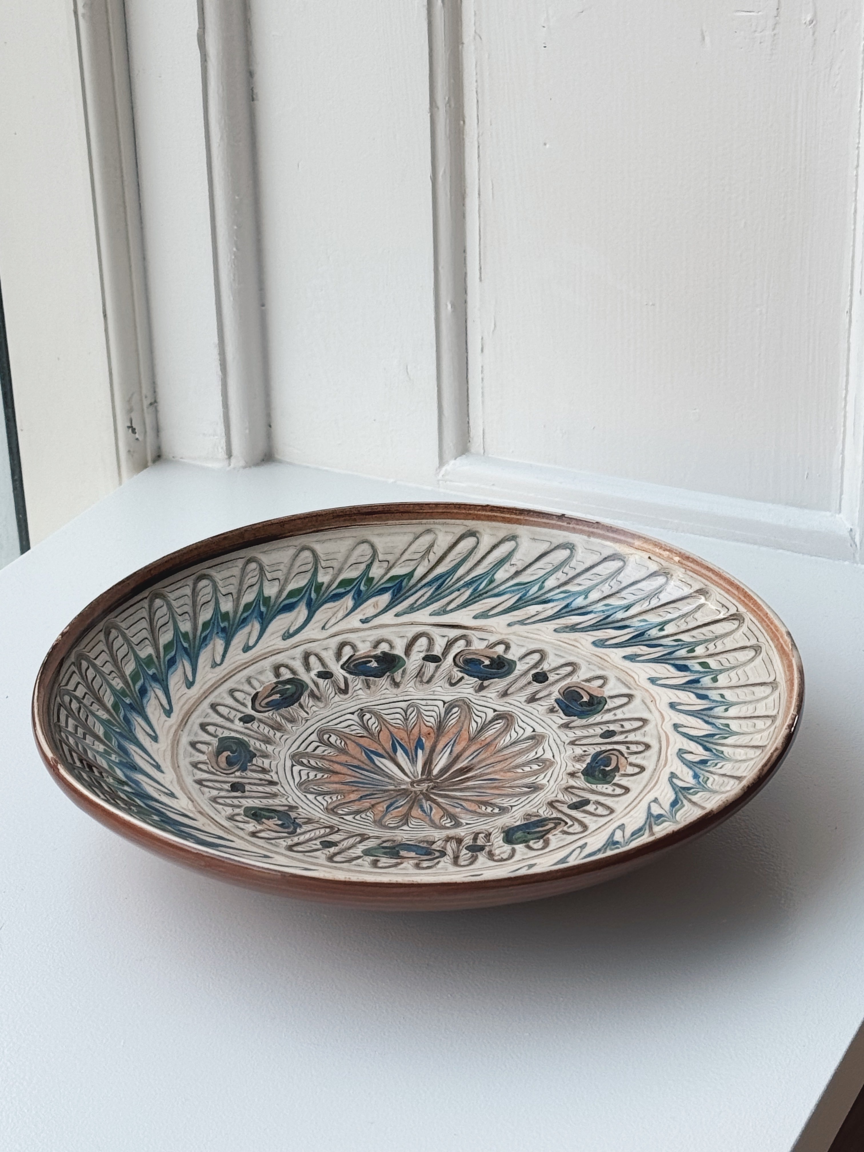 Håndlavet Horezu Tallerken | No. 34 | Flere Størrelser Studio Hafnia