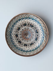 Håndlavet Horezu Tallerken | No. 34 | Flere Størrelser Studio Hafnia