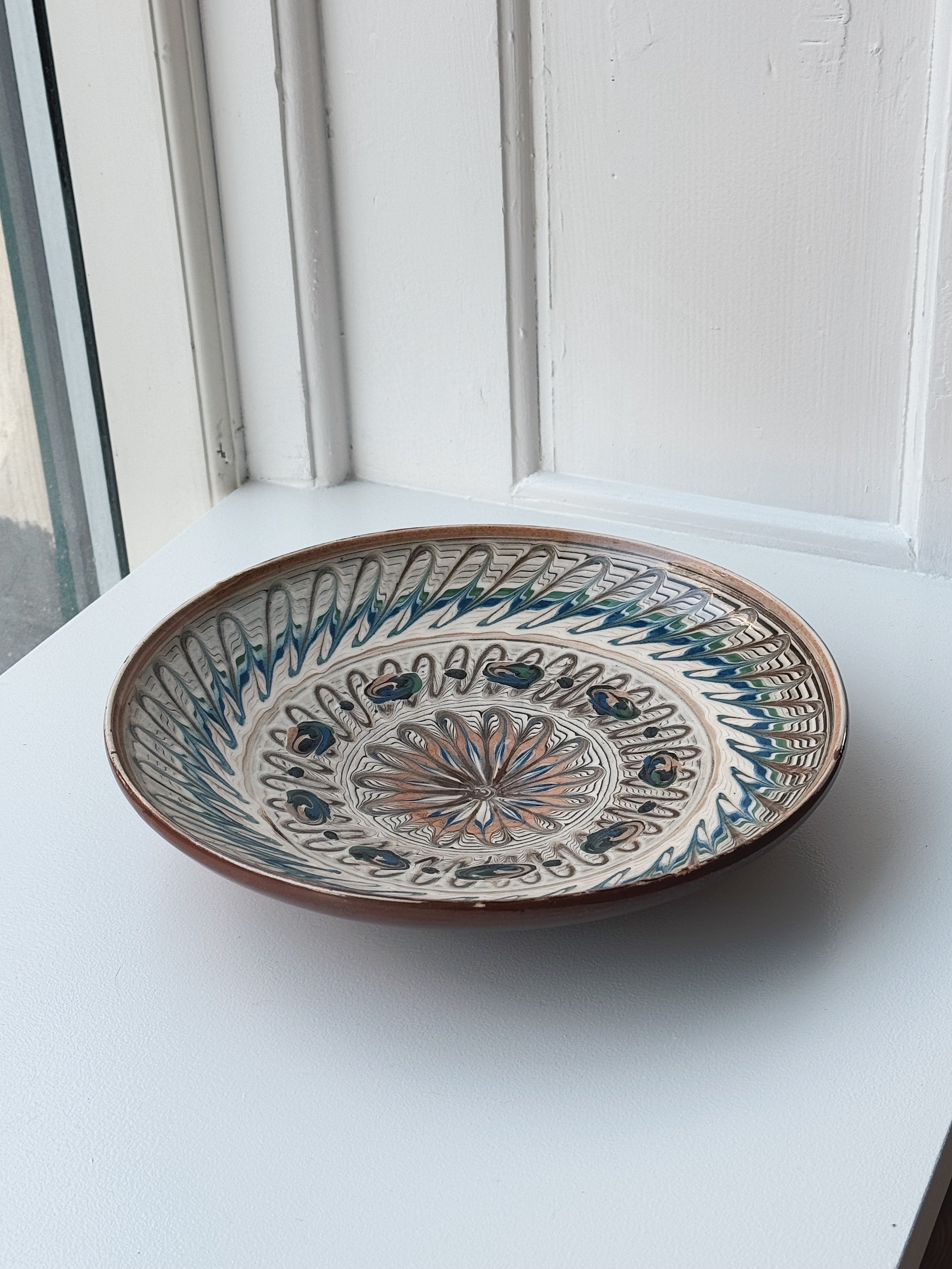 Håndlavet Horezu Tallerken | No. 34 | Flere Størrelser Studio Hafnia