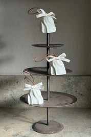 Håndlavet Juleklokke i Hvidt Porcelænsler Atelier Marée