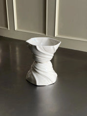 Håndlavet Riflingekop | Atelier Marée | Hvidt Porcelæn 270 ml Atelier Marée