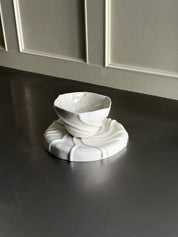 Handmade Ripple Cup | Atelier Marée | Speckled Porcelain 270 ml