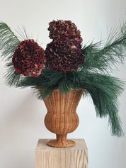 Håndlavet Vase i Rattan | Ø25 x H30 cm Studio Hafnia